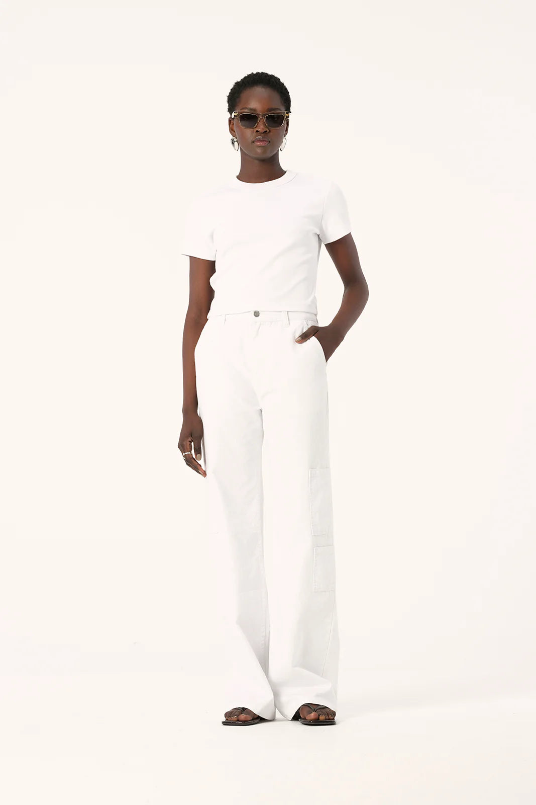Sienna Tee - White - et seQ fashion