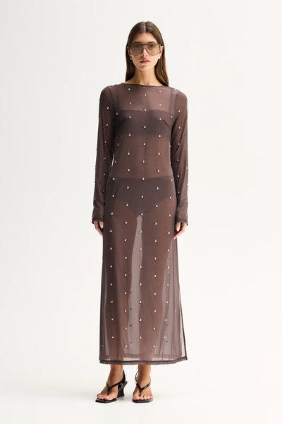 Rowe Long Sleeve Maxi Dress - Slate - et seQ fashion