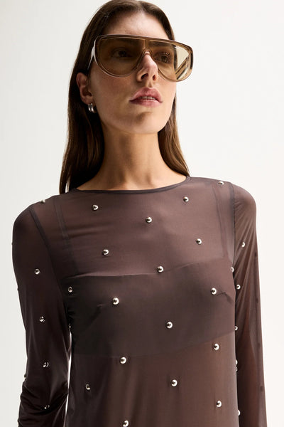 Rowe Long Sleeve Maxi Dress - Slate - et seQ fashion
