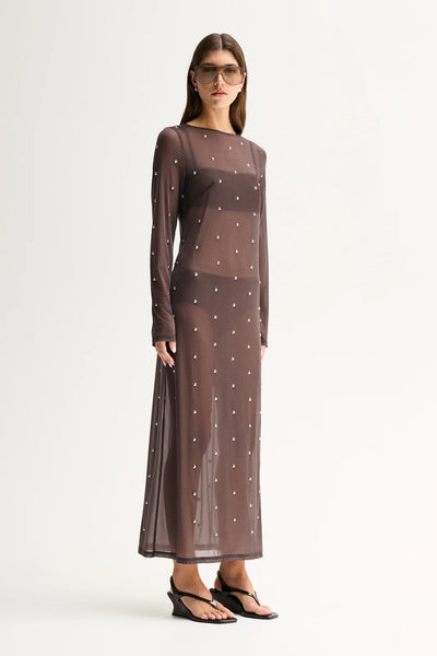 Rowe Long Sleeve Maxi Dress - Slate - et seQ fashion