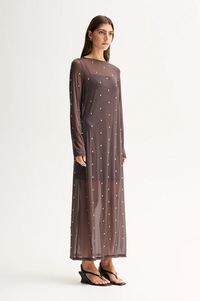 Rowe Long Sleeve Maxi Dress - Slate - et seQ fashion