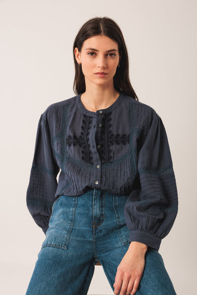 Indigo Blouse - et seQ fashion