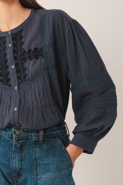 Indigo Blouse - et seQ fashion