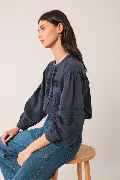 Indigo Blouse - et seQ fashion