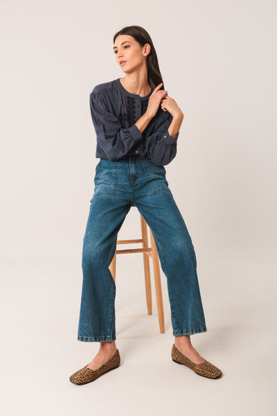 Indigo Blouse - et seQ fashion