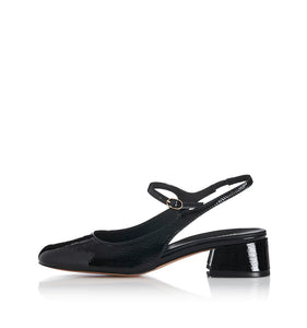 Lucie - Black Crinkle Patent -  25% OFF AUTOMATICALLY APPLIED AT CHECKOUT - et seQ fashion