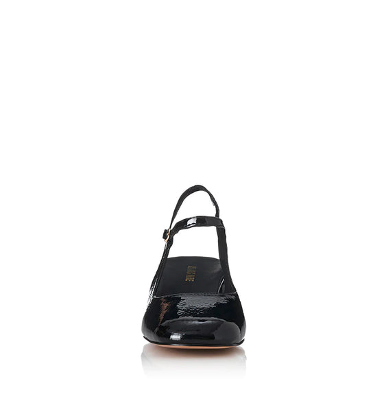Lucie - Black Crinkle Patent -  25% OFF AUTOMATICALLY APPLIED AT CHECKOUT - et seQ fashion