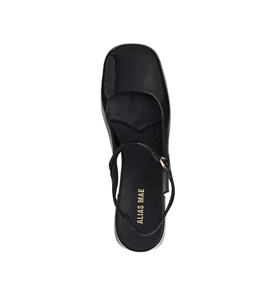Lucie - Black Crinkle Patent -  25% OFF AUTOMATICALLY APPLIED AT CHECKOUT - et seQ fashion