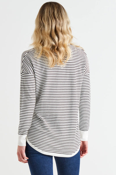 Sophie Knit Jumper - White/Black