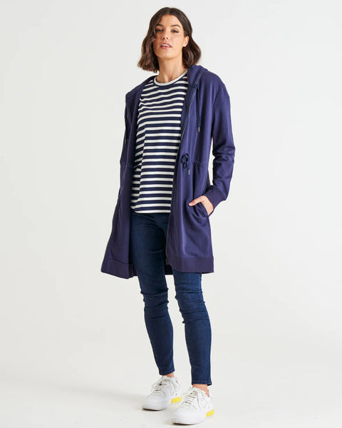 Anorak Sweat Jacket - Blue A FURTHER 15% OFF AUTOMATICALLY APPLIED AT CHECKOUT