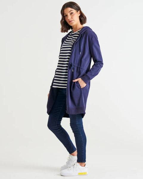 Anorak Sweat Jacket - Blue A FURTHER 15% OFF AUTOMATICALLY APPLIED AT CHECKOUT