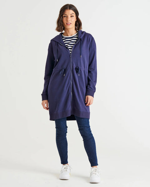 Anorak Sweat Jacket - Blue A FURTHER 15% OFF AUTOMATICALLY APPLIED AT CHECKOUT