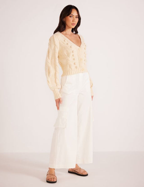Myrtle Cable Knit Cardigan -  A FURTHER 15% OFF AUTOMATICALLY APPLIED AT CHECKOUT