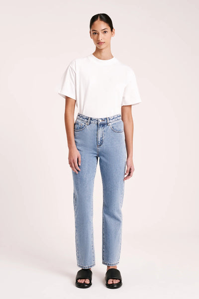 Organic Boyfriend Tee - White - et seQ fashion