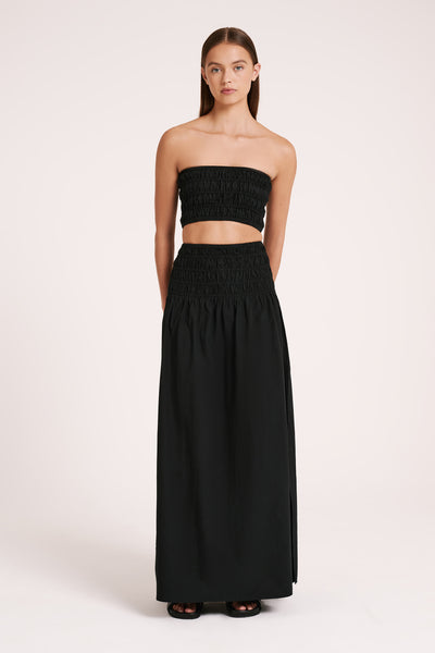 Oasis Poplin Bodice - Black A FURTHER 15% OFF AUTOMATICALLY APPLIED AT CHECKOUT - et seQ fashion