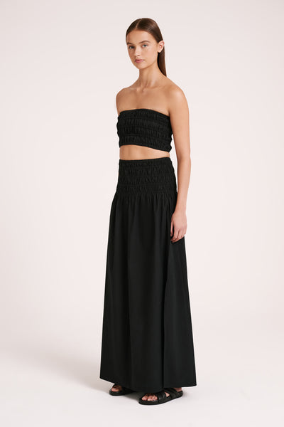 Oasis Poplin Bodice - Black A FURTHER 15% OFF AUTOMATICALLY APPLIED AT CHECKOUT - et seQ fashion