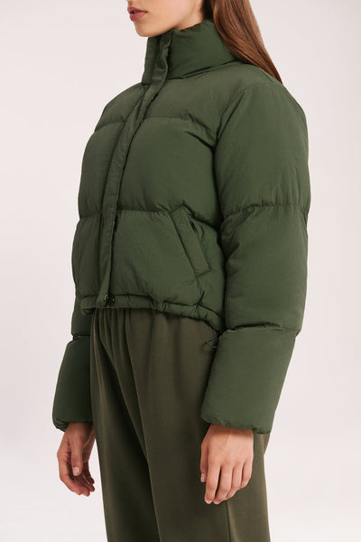 Topher Puffer Jacket - Hunter - et seQ fashion