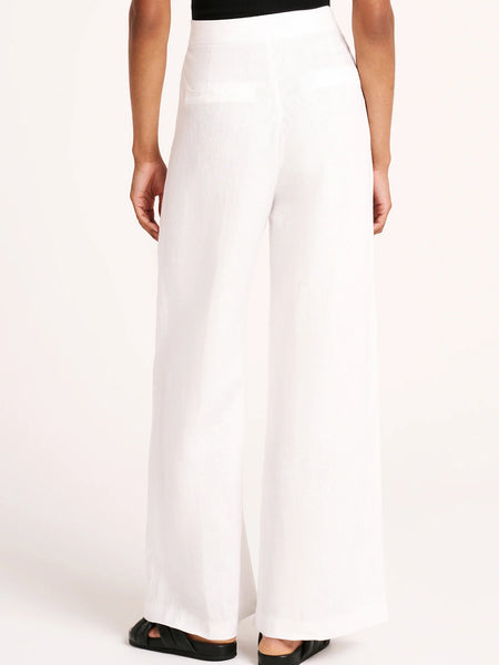 Thilda Linen Pant - White