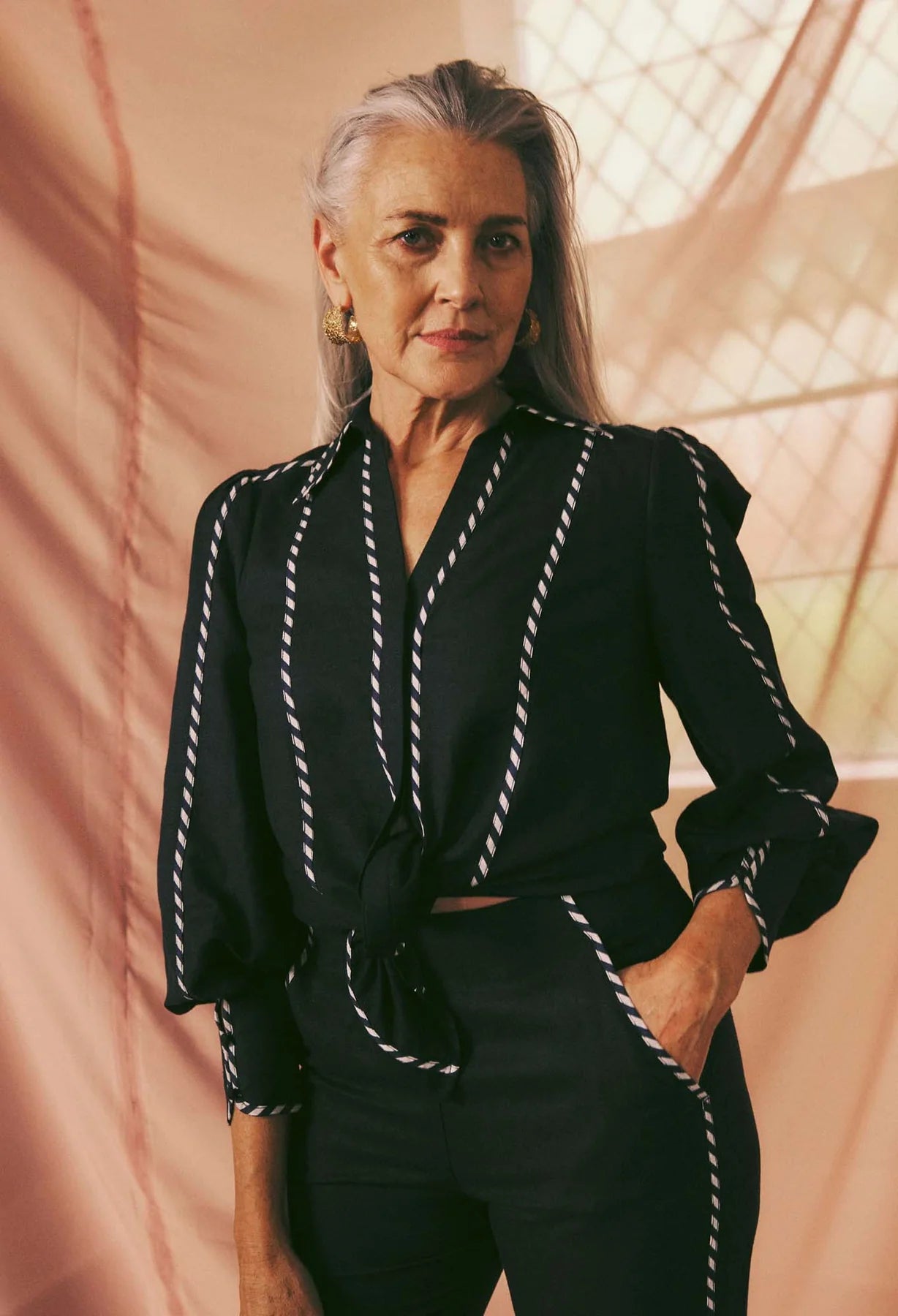 Pisces Linen Viscose Shirt - Ink A FURTHER 15% OFF AUTOMATICALLY APPLIED AT CHECKOUT