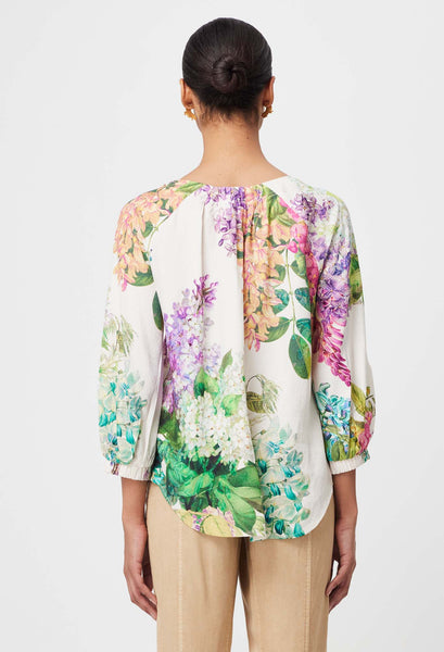 Annabelle Viscose Dobby Blouse - Wisteria Alba - 25% OFF AUTOMATICALLY APPLIED AT CHECKOUT