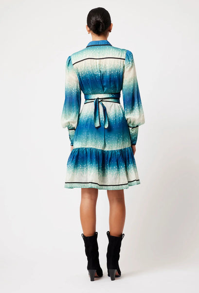Altair Cotton Silk Shirt Dress - Galaxy Print A FURTHER 15% OFF AUTOMATICALLY APPLIED AT CHECKOUT - et seQ fashion