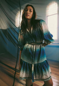 Altair Cotton Silk Shirt Dress - Galaxy Print A FURTHER 15% OFF AUTOMATICALLY APPLIED AT CHECKOUT - et seQ fashion