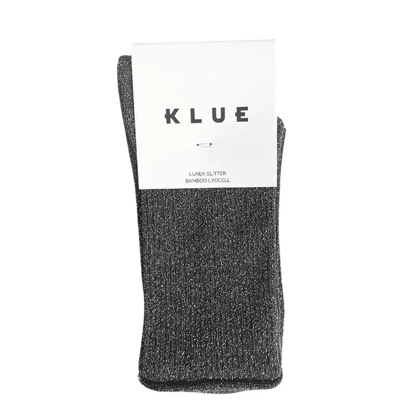 Klue Glitter Lurex Socks - Light Grey