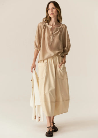 Elea Top - Pebble