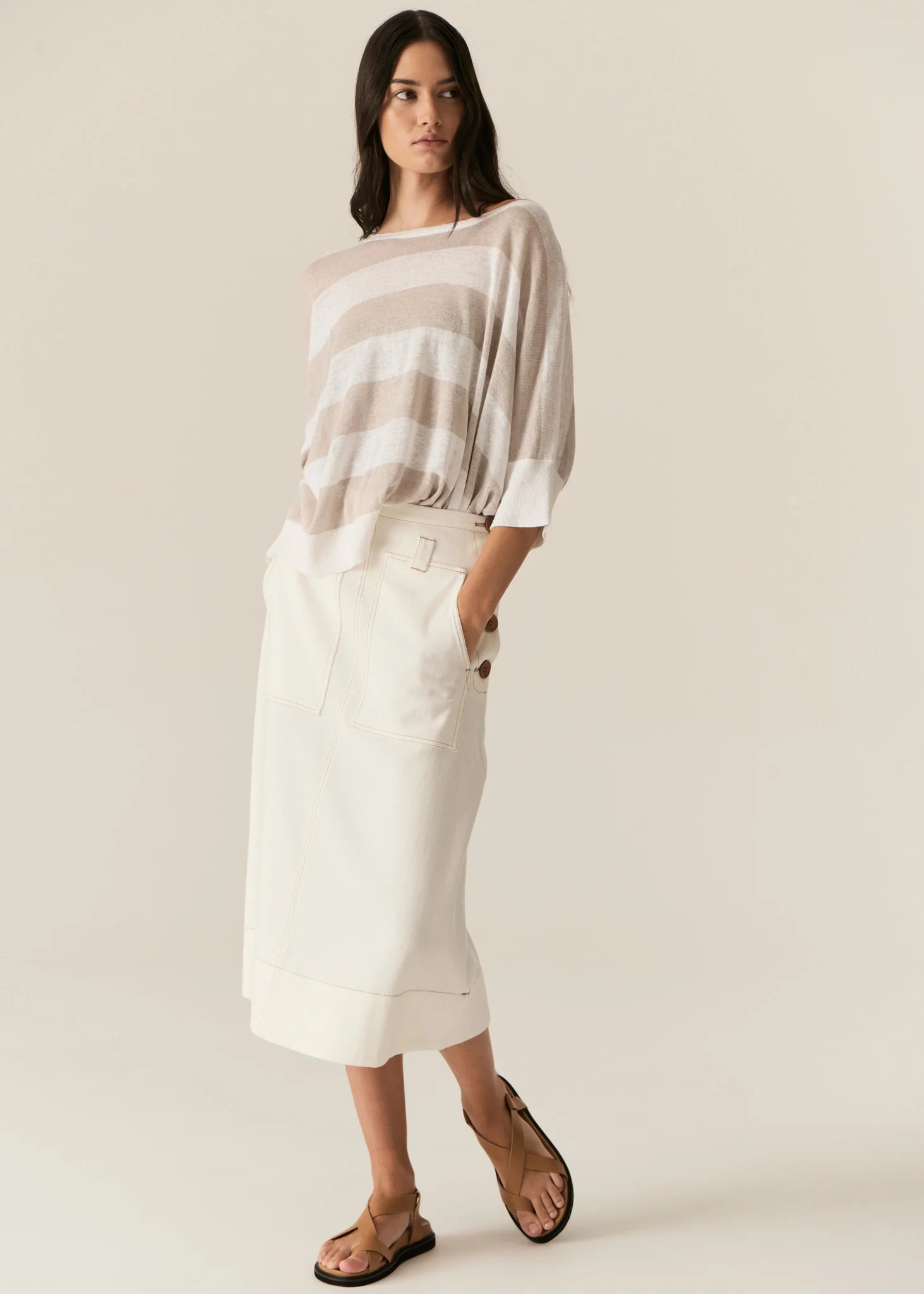 Carsen Skirt - Ecru