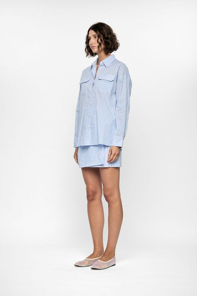 Ayra Shirt - Blue/White/Stripe