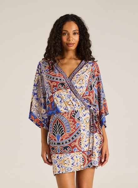 Azura Tali Mini Wrap Dress - Azura