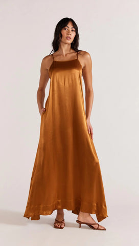 Rayna Maxi Dress - Copper A FURTHER 15% OFF AUTOMATICALLY APPLIED AT CHECKOUT - et seQ fashion