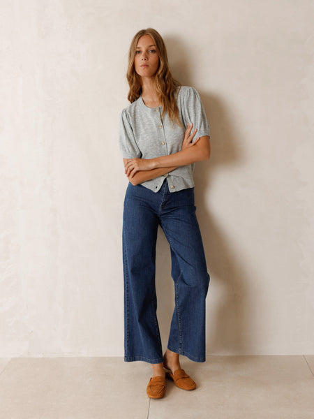 Short Melange Cardigan - 30% OFF AUTOMATICALLY APPLIED AT CHECKOUT