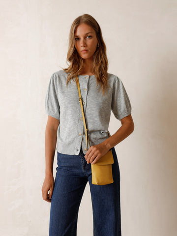 Short Melange Cardigan - 30% OFF AUTOMATICALLY APPLIED AT CHECKOUT
