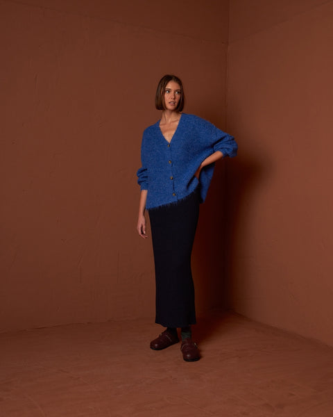 Cardigan - Azul