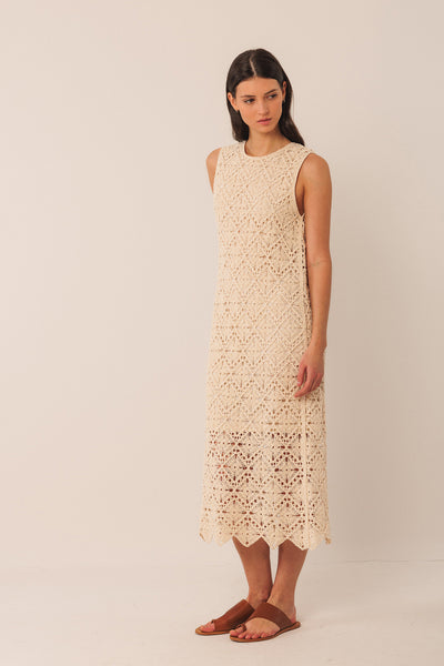 Crochet Midi Dress - et seQ fashion