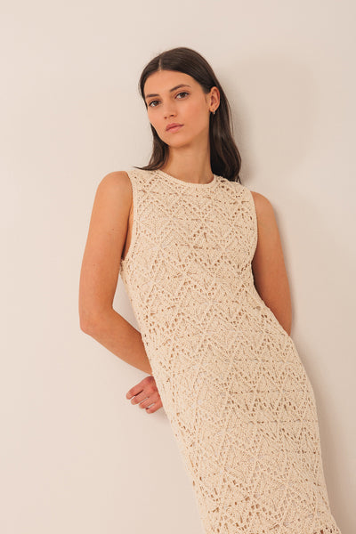 Crochet Midi Dress - et seQ fashion