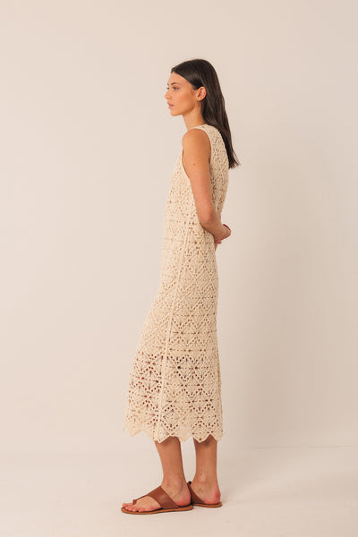 Crochet Midi Dress - et seQ fashion