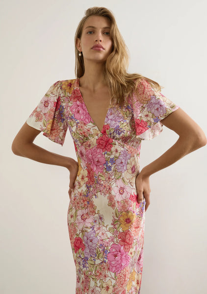 Calais Midi Dress - Floral