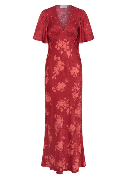 Rhea Maxi Dress - Wine - et seQ fashion