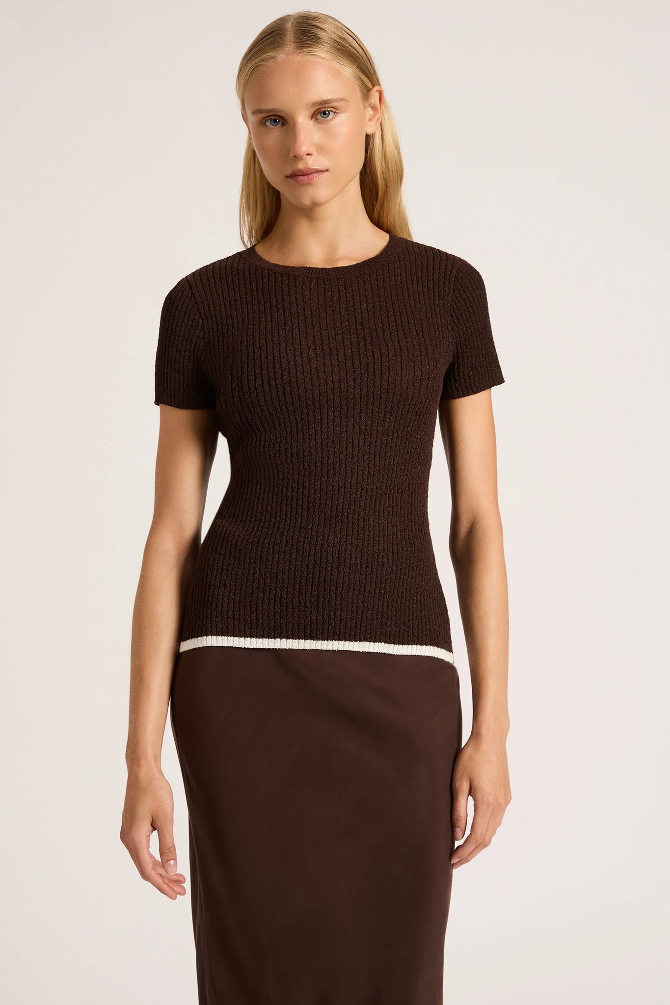 Perez Knit Top - Raisin - 20% OFF AUTOMATICALLY APPLIED AT CHECKOUT