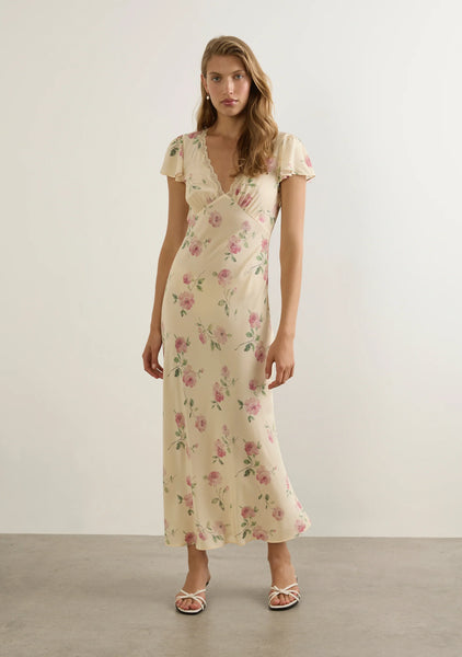 Marena Midi Dress - Floral