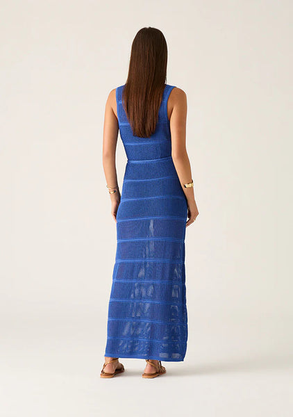 Carmen Knit Midi Dress - Sodalite Blue - 25% OFF AUTOMATICALLY APPLIED AT CHECKOUT