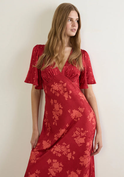 Rhea Maxi Dress - Wine - et seQ fashion
