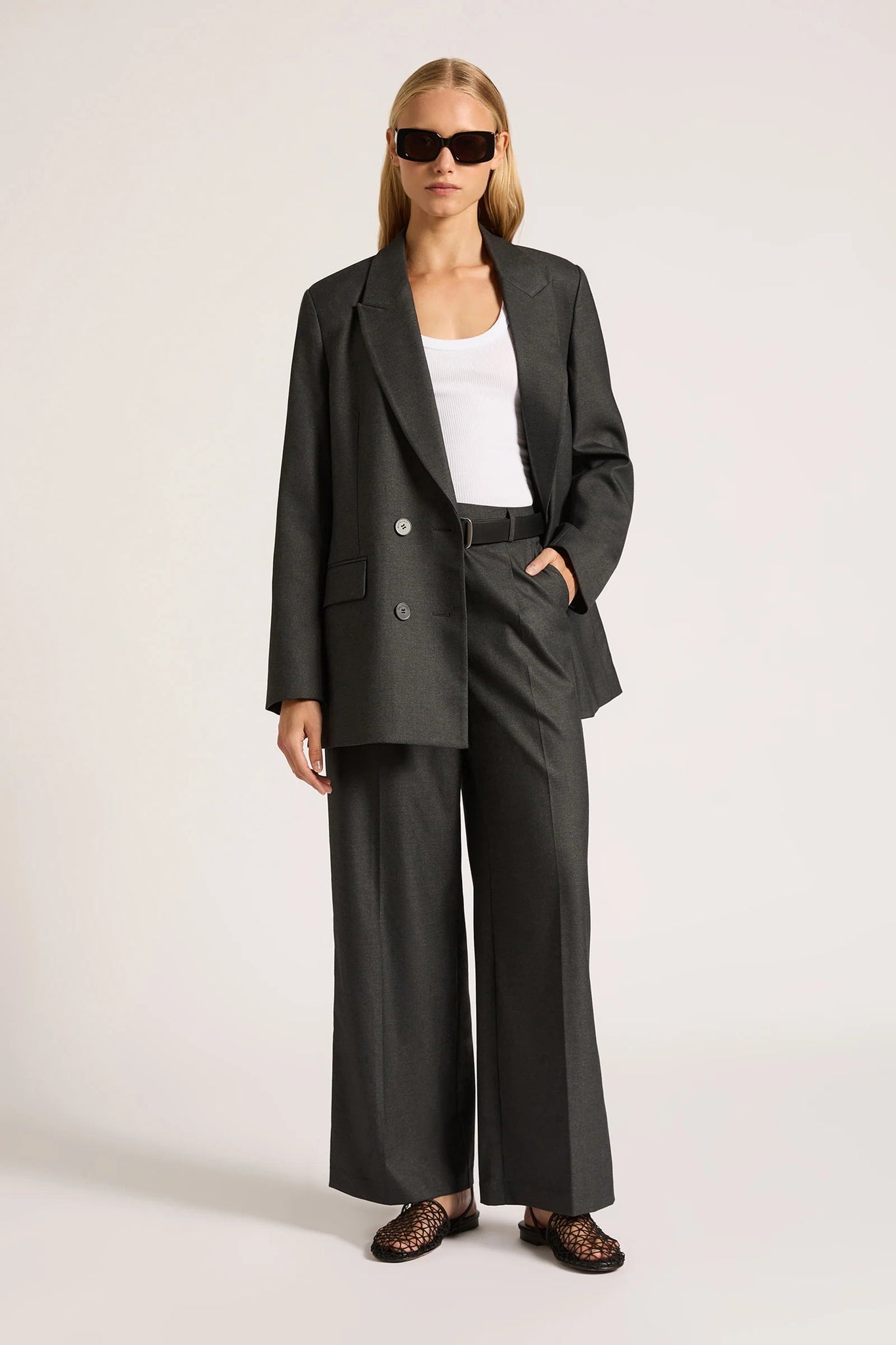 Dakota Tailored Pant - Charcoal A FURTHER 15% OFF AUTOMATICALLY APPLIED AT CHECKOUT
