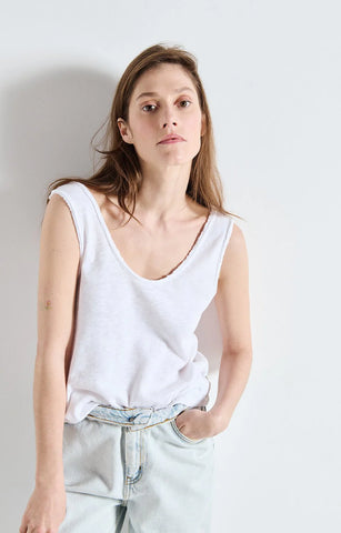 Femme Sonoma Tank Top - White