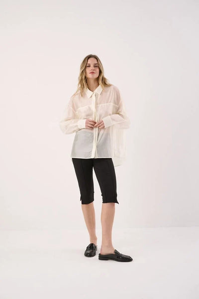 Val Oversized Shirt - White - et seQ fashion