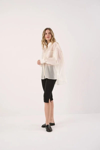 Val Oversized Shirt - White - et seQ fashion