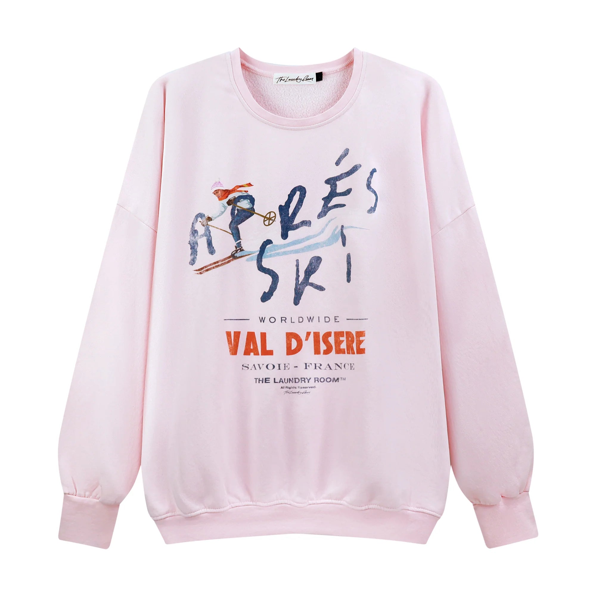 Apres Ski Savoie France Jumper - Blush Pink
