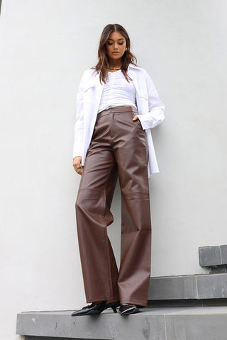 Sadie Pants - Choc - et seQ fashion